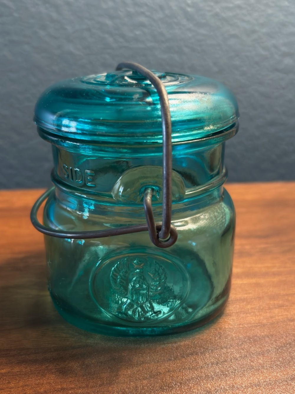 Vintage 1976 Bicentennial Blue Ball Jar – Half Pint